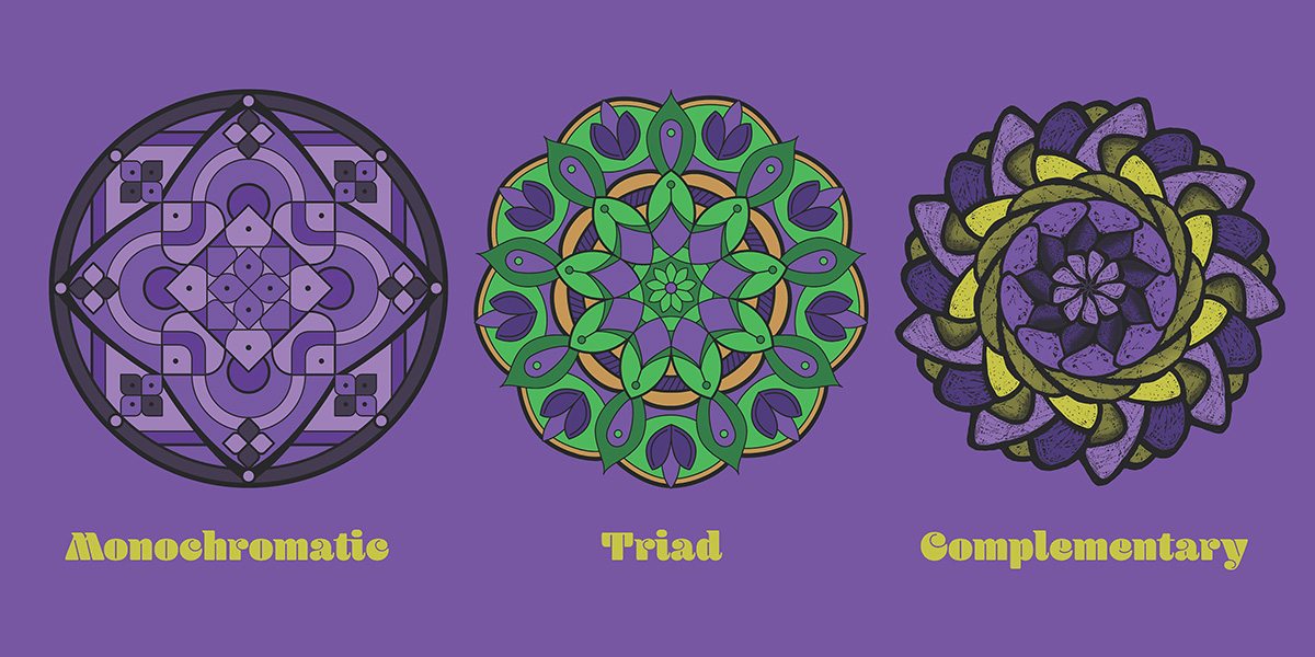 Create a Color Harmony Mandala Example