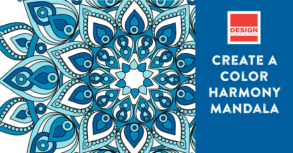 Create stunning color harmony mandalas using monochromatic, analogous, triad, and complementary color harmonies in Adobe Photoshop.