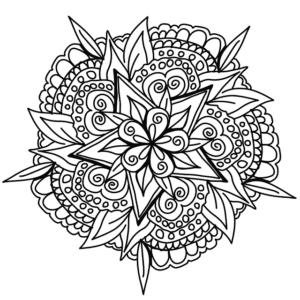 Cool Mandala Drawing