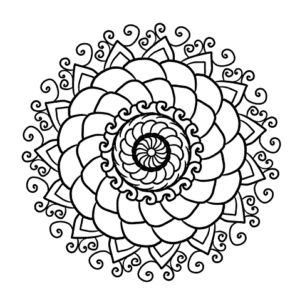Coloring Page Mandala