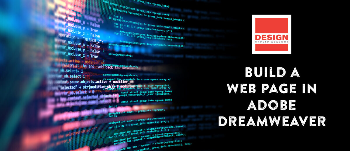 Build a Web Page with Dreamweaver