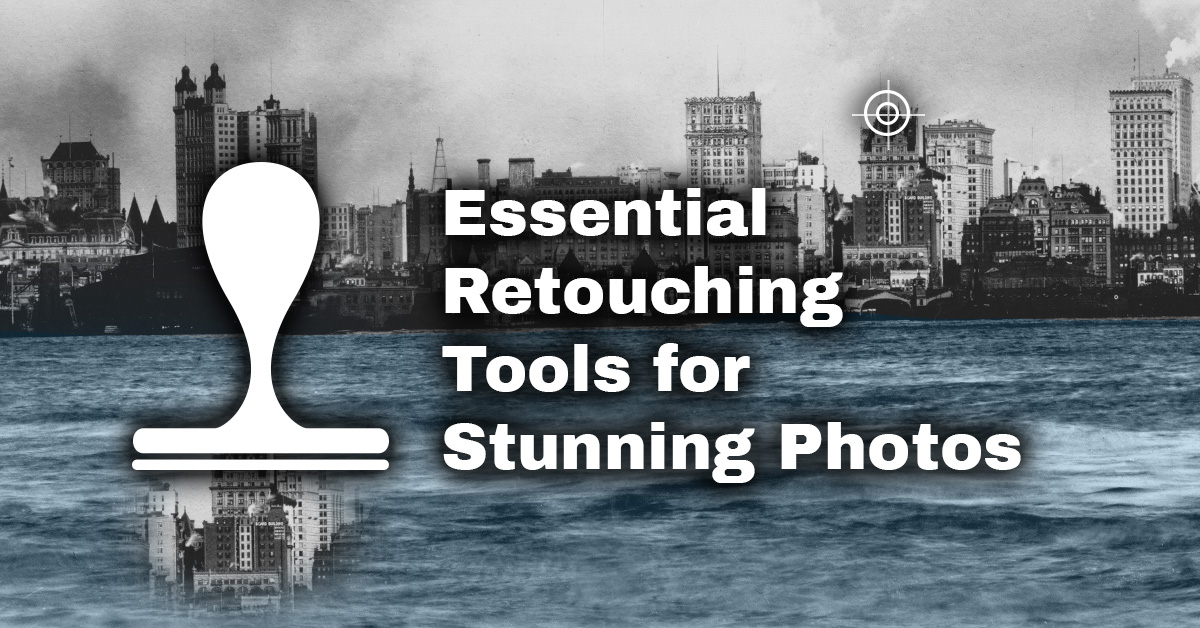 Explore essential Photoshop retouching tools to enhance your photos, from cropping to black-and-white conversion and removing imperfections.